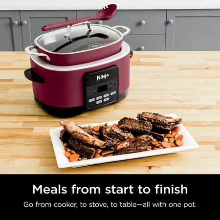 Ninja Foodi Possible Cooker 8.5qt Multi-Cooker, Cherry Tarte, MC1000WM, Red