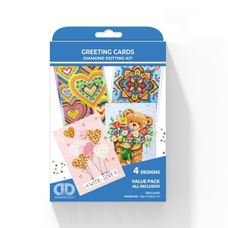 DIAMOND DOTZ? Greeting Cards Value Pack Diamond Painting Kit
