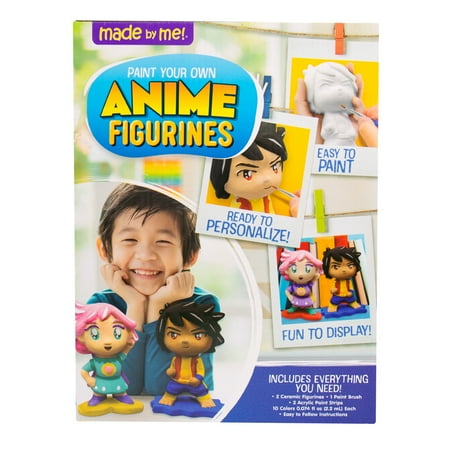 Made by Me Paint Your Own Ceramic Anime Figurines, Boys and Girls, Child, Ages 8+