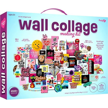 Pretty Me DIY Wall Collage Kit for Teen & Tween Girls - For 11-15 Year Old - Trendy Birthday Gifts and Stuff for Teenage Bedroom - Fun Crafts Kits Age 8+