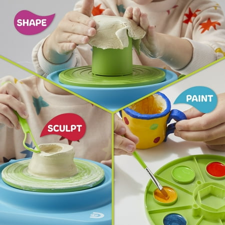 Discovery Kids Pottery Studio Motorized Clay Art Station for Children, Unisex