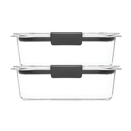 Rubbermaid 3.2 Cup Brilliance Stain-Proof Food Storage Container, Set of 2
