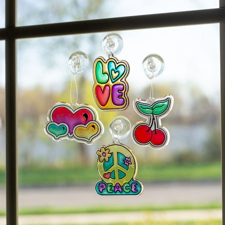 Hello Hobby Custom Window Art, Customize 8 Plastic Suncatchers
