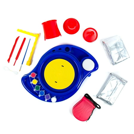 Made by Me My Very Own Pottery Wheel with Terracotta Clay, Pottery Kit, Child, Ages 6+1 Pack,