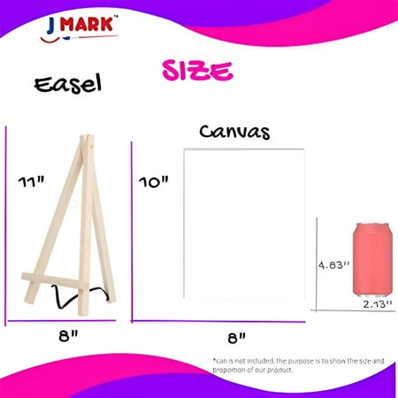 J MARK Kids Painting Set - All Inclusive Acrylic Paint Set for Kids - Safe Painting Supplies