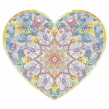 DIAMOND DOTZ? Stained Glass Heart Special Edition Diamond Painting Kit