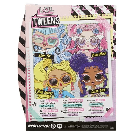 LOL Surprise Tweens Fashion Doll Flora Moon with 10+ Surprises, Multicolor, Ages 4+