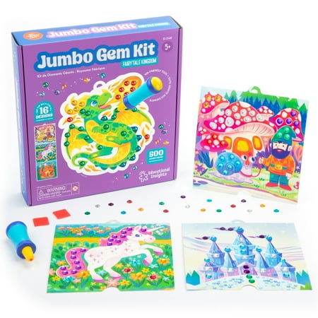 Educational Insights Jumbo Gem Craft Kit, Craft Supplies, Arts & Crafts Toys for Kids Ages 5+