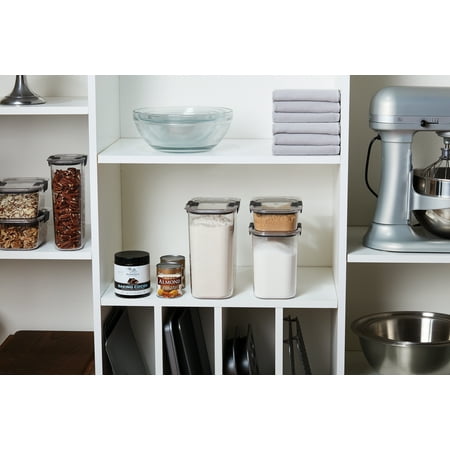 Rubbermaid Brilliance Pantry Airtight Food Storage Container, BPA-free Plastic, 16 Cup, Clear, 160cm|62.99" (10-11 years), 16 Cup