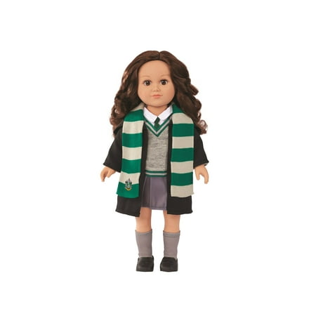 My Life As Harry Potter Slytherin Posable 18-inch Doll, Brunette Hair, Brown Eyes