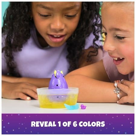 Hatchimals Alive, Neon Rainbow 1-Pack Surprise Figure in Color Reveal Egg (Styles Vary)