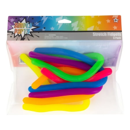 Stretch Fidgets, Multicolor, 6 Pack