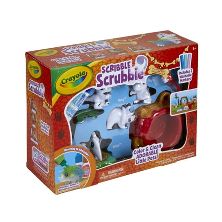 Crayola Scribble Scrubbie Dinosaur Island Toy Set, Dino Toys, School Supplies, Easter Toys, Easter Basket Essentials