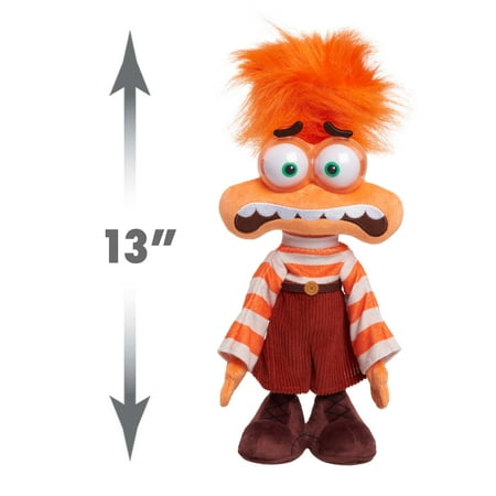 Disney and Pixar Inside Out 2 Shaking with Anxiety Feature Plush, Kids Toys for Ages 3 up