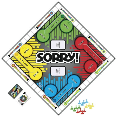 Sorry! Kids Board Game, Family Board Games for Kids, 2 to 4 Players, Non-Candy Easter Basket Stuffers Gifts, Ages 6+