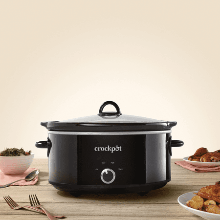Crock-Pot? Manual 7-Quart Slow Cooker, Black
