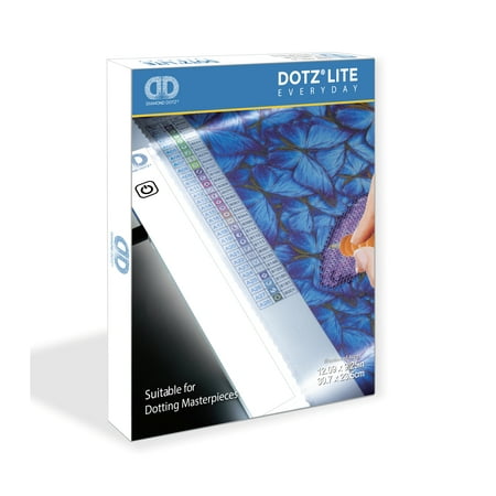 Diamond Dotz Dotzlite Everyday Light-Up Tracing Pad - Light Board for Dotting, Drawing, Crafts, LED Table for Artists, Portable Light Box for Tracing