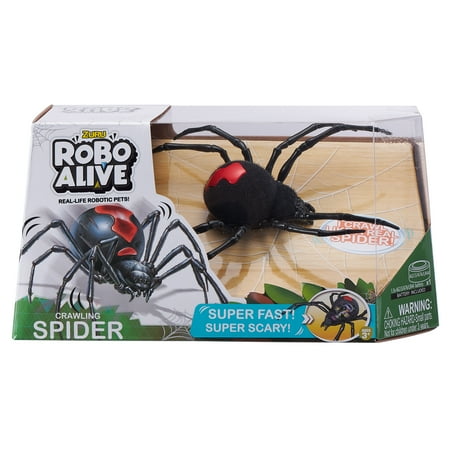 ZURU Robo Alive Battery Powered Crawling Spider Robotic Toy - Electronic Pet