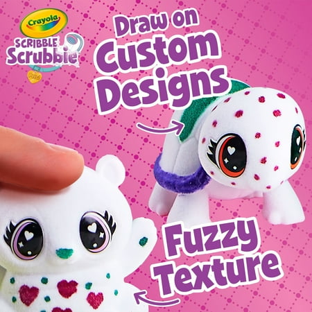 Crayola Scribble Scrubbie Pets Mega Set 2.0, Color & Wash Toys for Kids, Arts and Crafts, Kids Gifts, Ages 3+