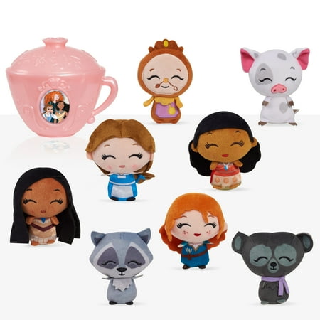 Disney Princess Mini Collectible Plush Teacup Capsule, Kids Toys for Ages 3 up