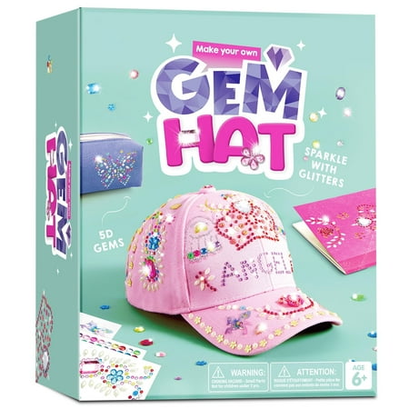 Joyfy Pink Baseball Cap Art Set, Arts And Crafts For Kids Ages 8-12, Birthday Toys Gifts For Girls Art Supplies