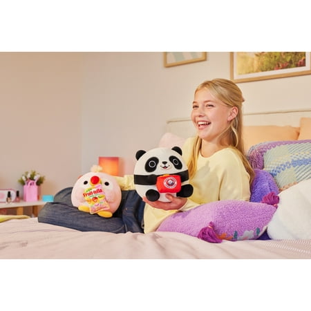 SNACKLES 8 inch Snackle (Panda Express) Andy the Panda, Ultra Soft Collectible Plush Toy by ZURU