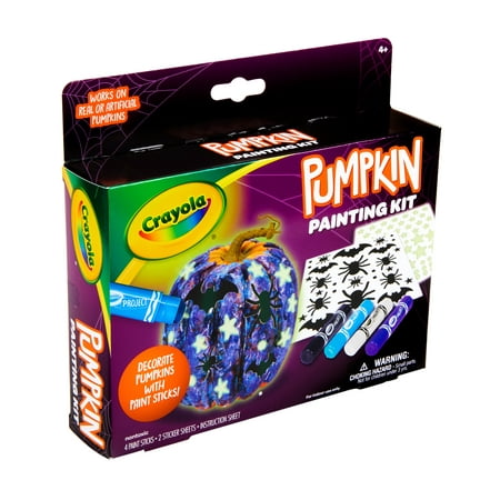 Crayola Halloween Pumpkin Washable Paint Craft Kit, Halloween Craft for Boys & Girls