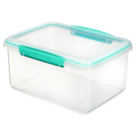 Sistema Klip It Collection Rectangle Food Storage Container, 3Liters, Plastic