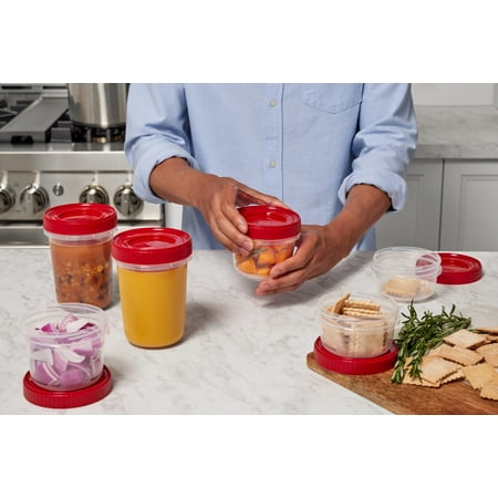 Value Pack TakeAlong 12 Piece Food Storage Set - Red