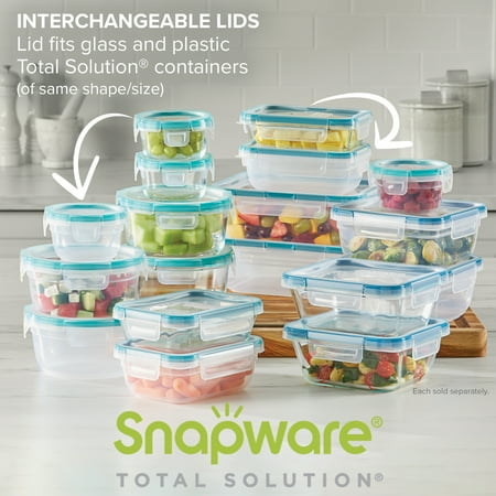 Snapware 2-Cup Total Solution Rectangle Food Storage Container, Glass