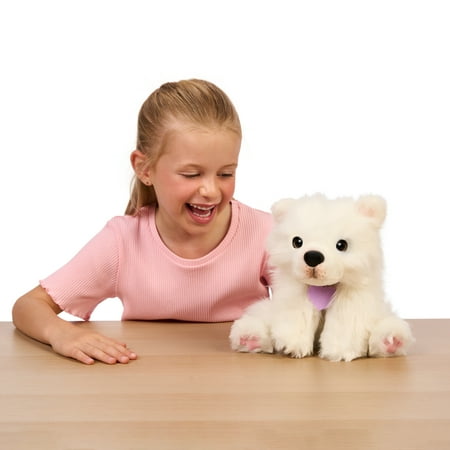 Little Live Pets My Really Real Puppy Luna The Samoyed, Interactive Toy Puppy, 60+ Sounds and Reactions, Ages 4+