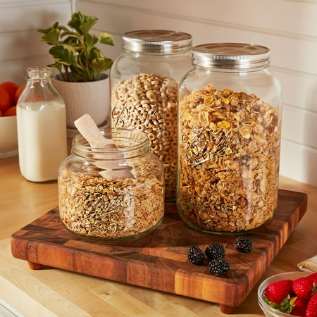 Ball Decorative Mason Jar with One Piece Stainless Steel Lid, gal. (128oz.), 1