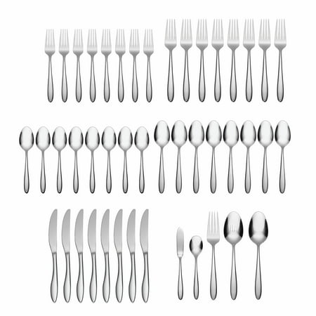 Oneida Solefield 45-Piece Mirror Stainless Steel Flatware Set (Service for 8)