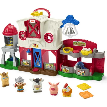 Little People Caring for Animals Farm Smart Stages Playset, One Size