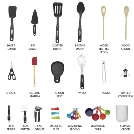 Farberware 28-Piece Kitchen Utensil & Gadget Kitchen Utensil Sets Multicolor
