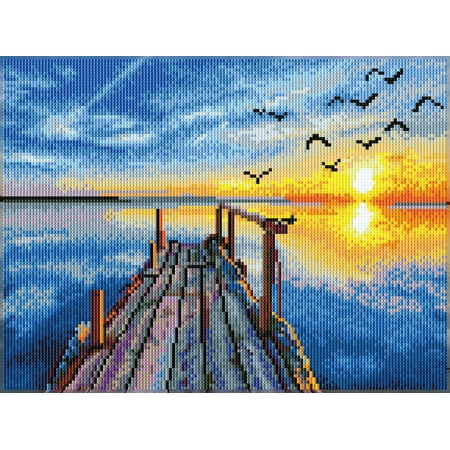 DIAMOND DOTZ? Sunset Jetty Special Edition Diamond Painting Kit