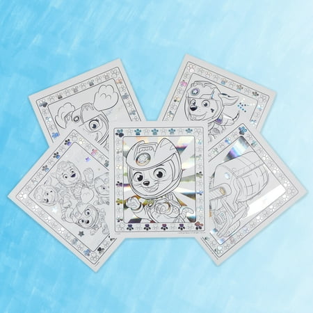 Crayola Paw Patrol Color Wonder Metallic Mess Free Coloring Set, 12 Pages, Gift, Beginner Child