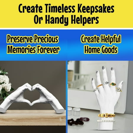 5-Minute Crafts - Hand Plaster Making Kit for Kids Ages 6+ as Seen on Social Media