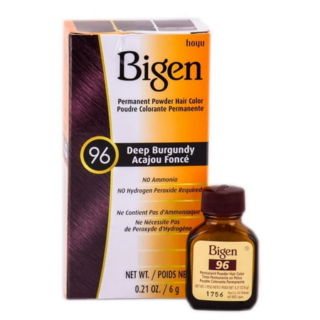 Bigen Permanent Powder Haircolor (Color : Deep Burgundy #96)Red,