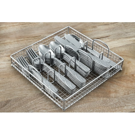 Cambridge Roam Sand 45-Piece Stainless Steel Flatware Set & Hostess Set (Service for 8)