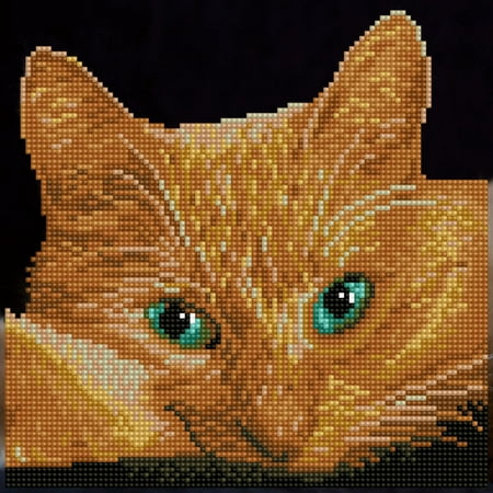 DIAMOND DOTZ? Thoughtful Cat Special Edition Diamond Painting Kit
