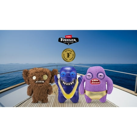 Fuggler Gold Fuggs 9 inch (Mr Needles), Funny Ugly Monster Soft Plush Collectible Toy by ZURU