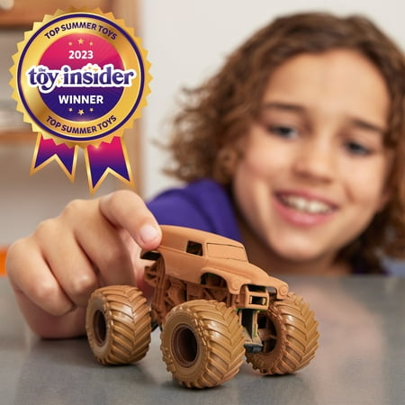Monster Jam, Mystery Mudders, Official Die-Cast Monster Truck, Wash to Reveal, 1:64 Scale (Styles Will Vary)