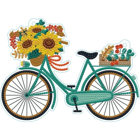 DIAMOND DOTZ? Bicycle Wall Plaque Diamond Painting Kit
