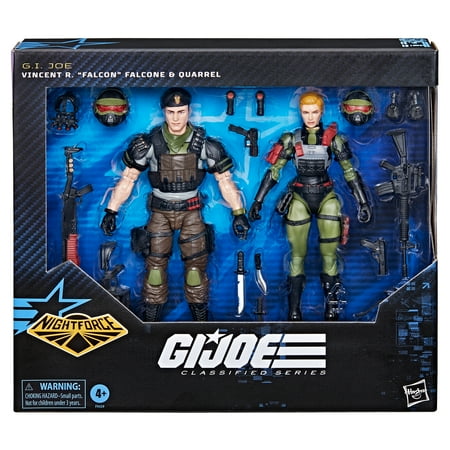 G.I. Joe Classified Series #138, Night Force Vincent R. "Falcon" Falcone & Quarrel, 6? Action Figures