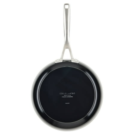 KitchenAid Ceramic Forged Aluminum Nonstick Cookware Set, 10 Piece, Onyx Black