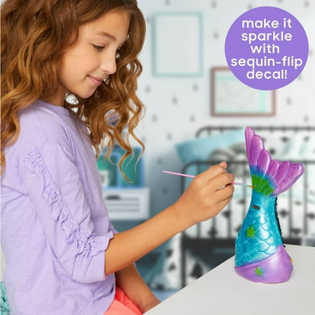 Just My Style Paint Your Own Mermaid Bank Art Kit, Child, Ages 6+