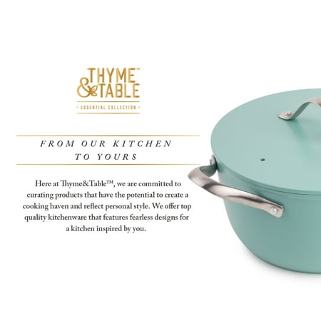 Thyme & Table Acadia 12 Piece Cookware Set Non-Stick - Blue, Blue