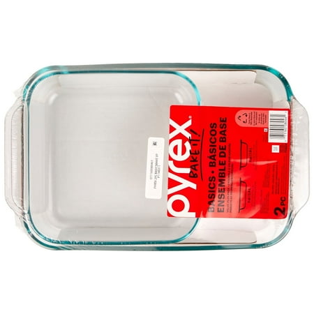 Pyrex Basics Glass Bakeware Set Value Pack, Set of 2