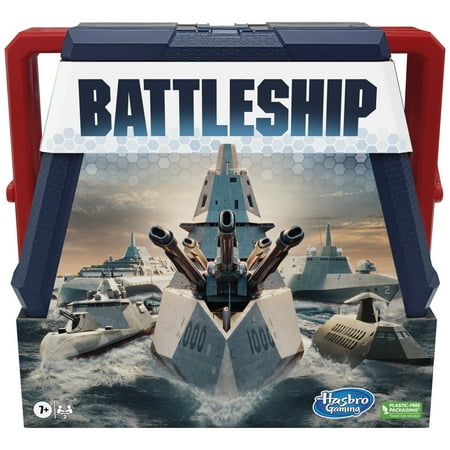 Battleship Classic Board Game, Fun Strategy Game For 2 Players, Non-Candy Easter Basket Stuffers Gifts